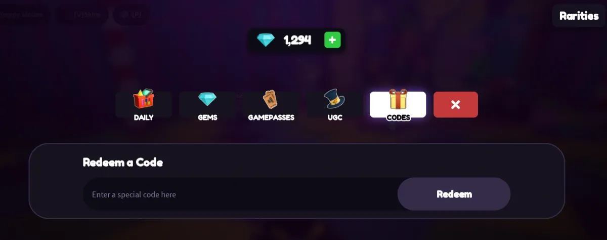 Redeeming RELEASE26 code Wonderland Roblox